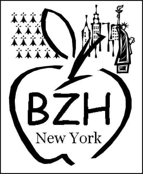 Logo Stad Bretoned e NY. Skipailh Breizhek melldroad (soccer), bet savet e miz Kerzu 2006 gant ur Gall-amerikan, Charles Kergaravat. A-orin eus Gourin.