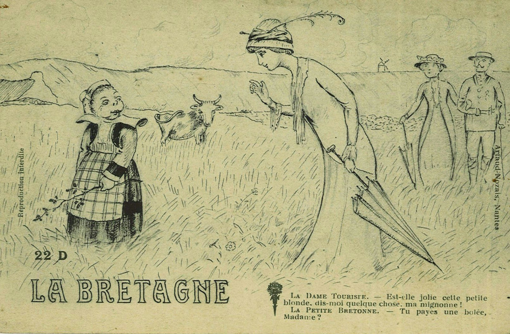 Strevet e veze brizhskeudenn ar Vretoned mezverien anezhe-tout gant ar rummad flemmskeudennoù « la Bretagne » embannet gant Artaud et Nozais. Klemmoù a vil-vern a oa bet d’ar c’houlz-se evit ma paouezje an embanner d’o streviñ hag ar goñversanted d’o gwerzhañ - Cartolis