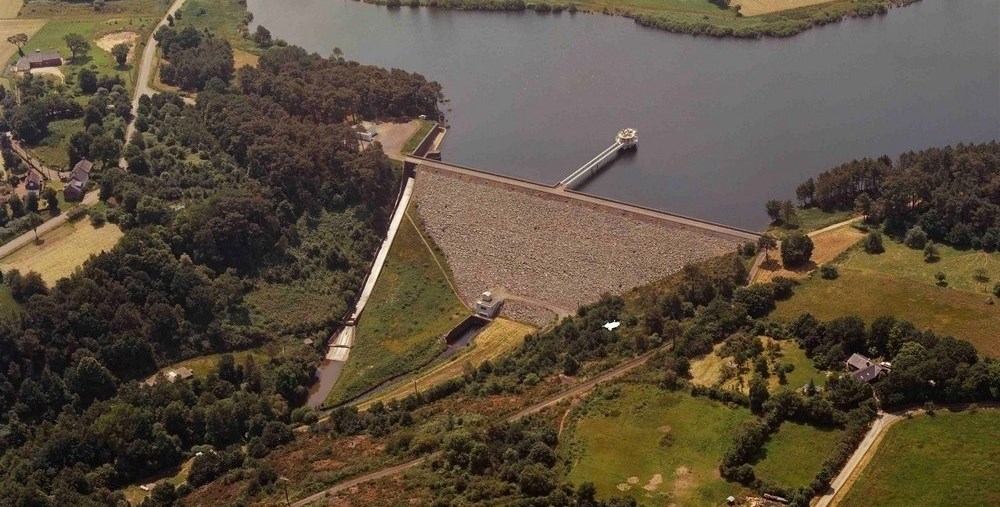 Barrage de La Chèze à Staint-Thurial (35) - © Collectivité Eau du Bassin Rennais