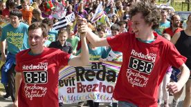 La Redadeg, course de relais en faveur de la langue bretonne, 2016 ©Éric Legret