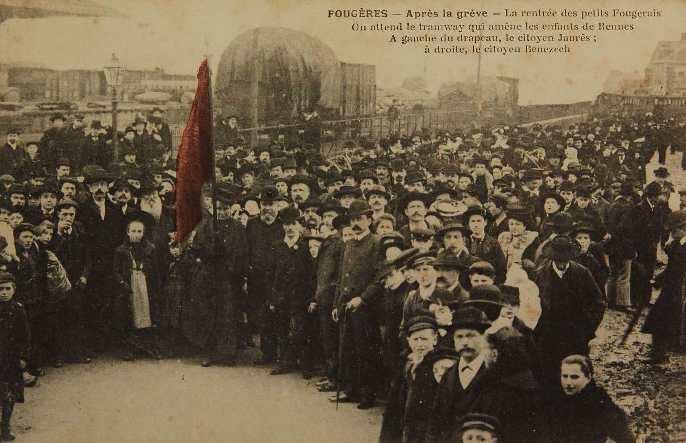 Jean Jaurès à Fougères - Archives municipales de Fougères