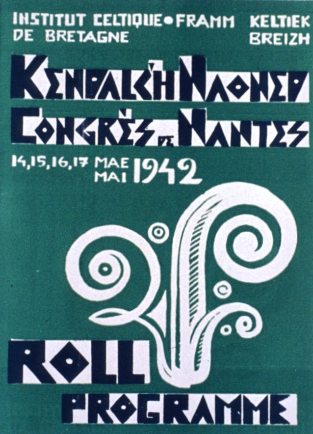 Golo roll kendalc’h Framm Keltiek Breizh, 1942. Mammenn : Daniel Le Couédic