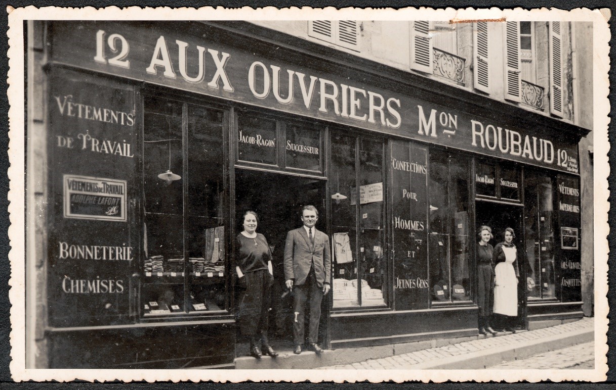 « Maison Roubaud », e Brest war-dro 1900. Mammenn : Dastumadoù Brest Meurgêr.